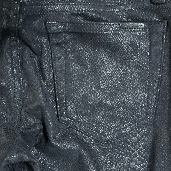 Joe's Jeans- Zina Jeans- Black snakeskin- size 27- mid rise skinny ankle - Picture 5 of 5